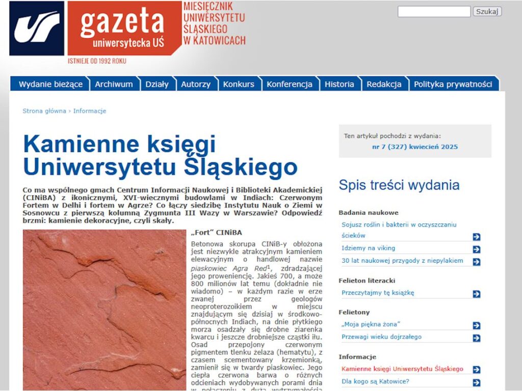screen ze strony gazety uś