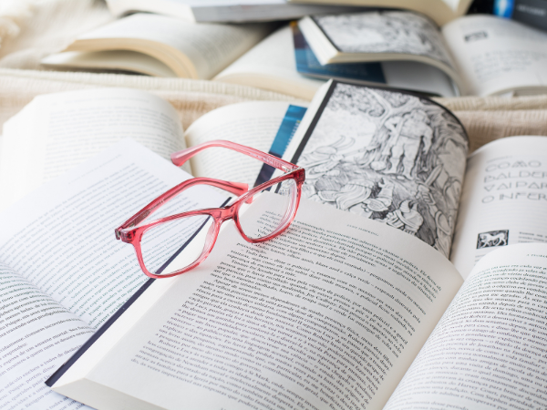 ksiązki i okulary